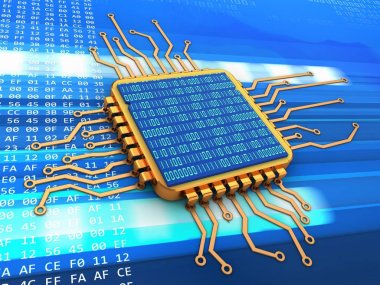 Altın bilgisayar çizimi 