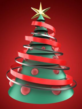  yeşil ve mavi xmas ağacı