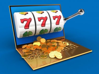 Altın bilgisayar çizimi 