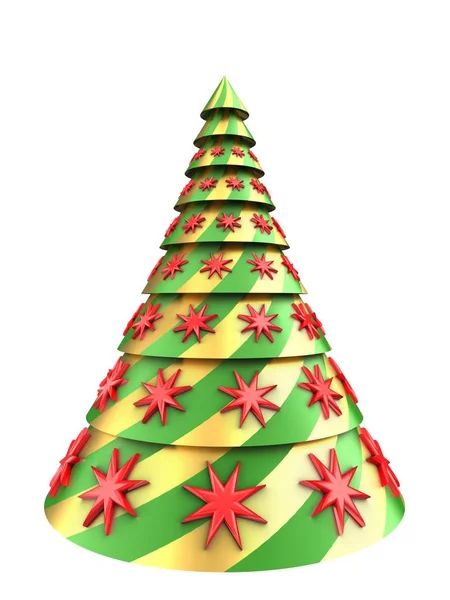 Abstraktní vánoční strom — Stock fotografie