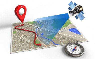  harita yolu ile gösterimi 