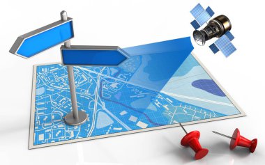 mavi harita gösterimi