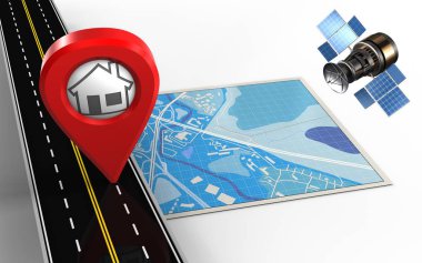 mavi harita gösterimi