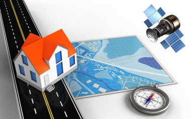 mavi harita gösterimi