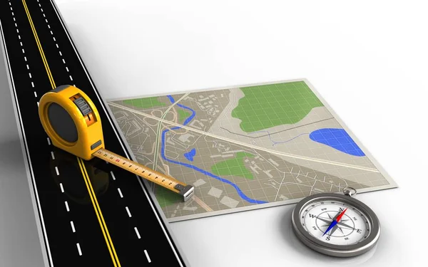  harita illüstrasyon bir hükümdar ile