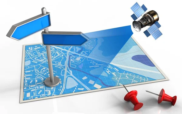 mavi harita gösterimi