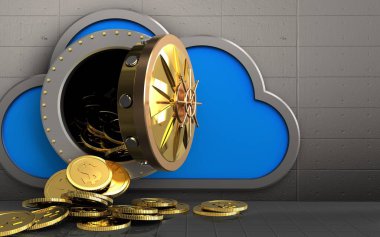 bulut üzerinde arka plan resmi