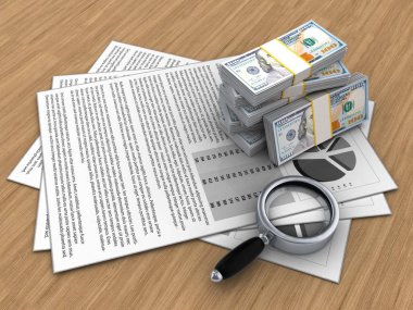 belgeleri arka plan üzerinde gösterimi 