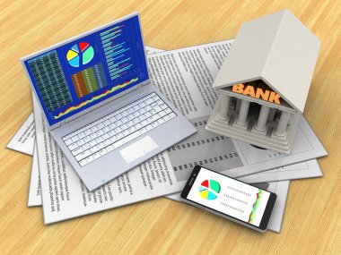 belgeleri arka plan üzerinde gösterimi 