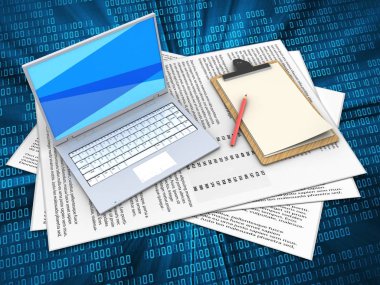 Kağıt arka plan üzerinde gösterimi 