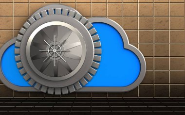  kasa kapısı ile bulut 