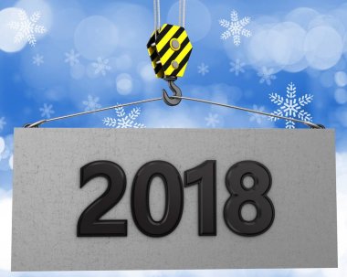 Vinç kanca 2018 işareti ile