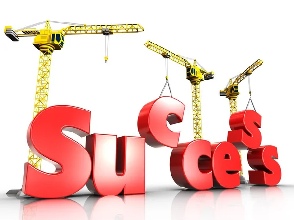 Success building sign — Stock Photo, Image