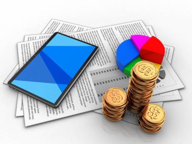 belgeleri arka plan üzerinde gösterimi 