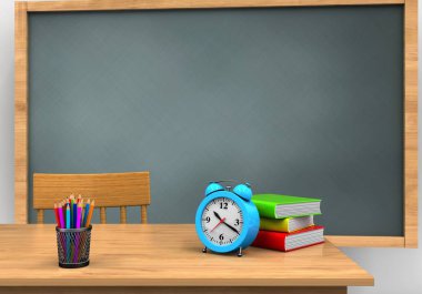 Kara tahta ile çalar saat 