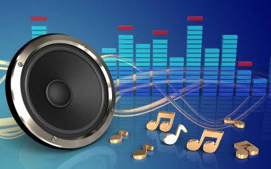 Dalga mavi arka plan