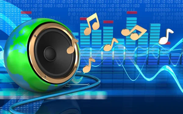 Dünya küre hoparlör 