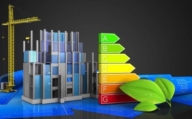illüstrasyon inşaat ilerleme