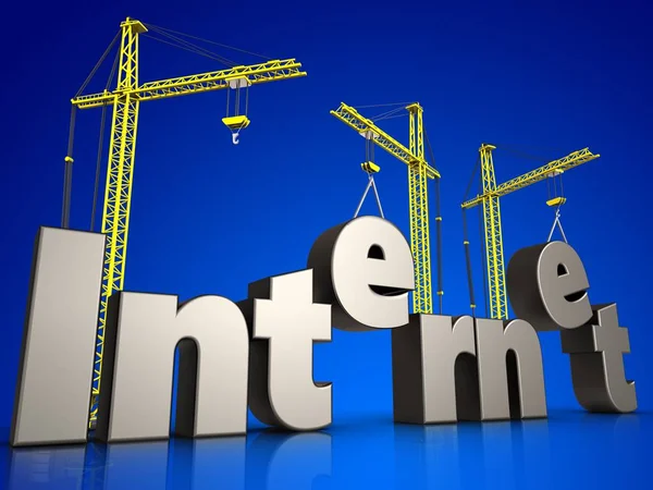 Internet development sign — Stock Photo, Image