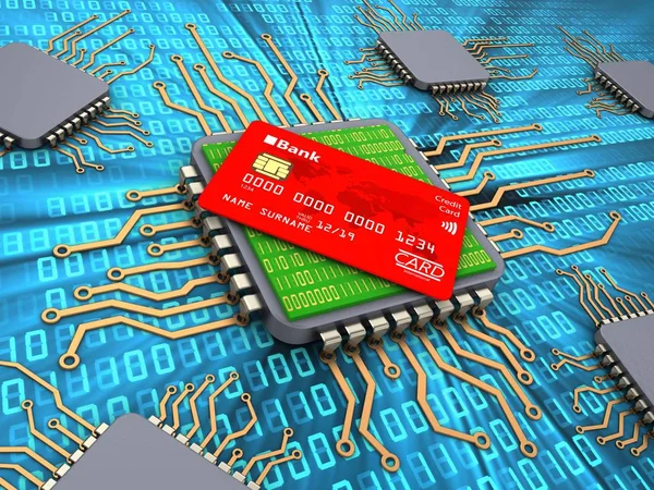  Bilgisayar çipleri çizimi 