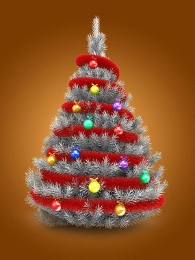  Gümüş Noel ağacı 