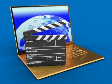 Altın bilgisayar çizimi 