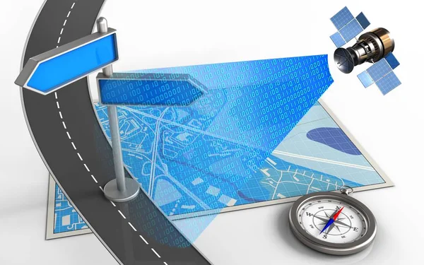 mavi harita gösterimi