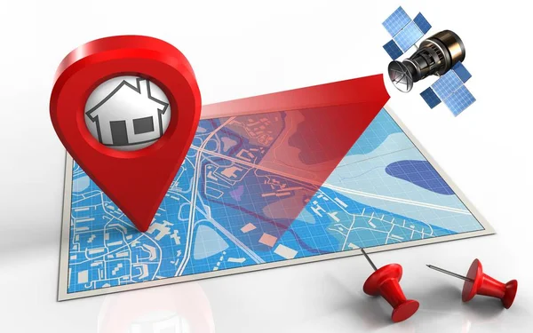 mavi harita gösterimi