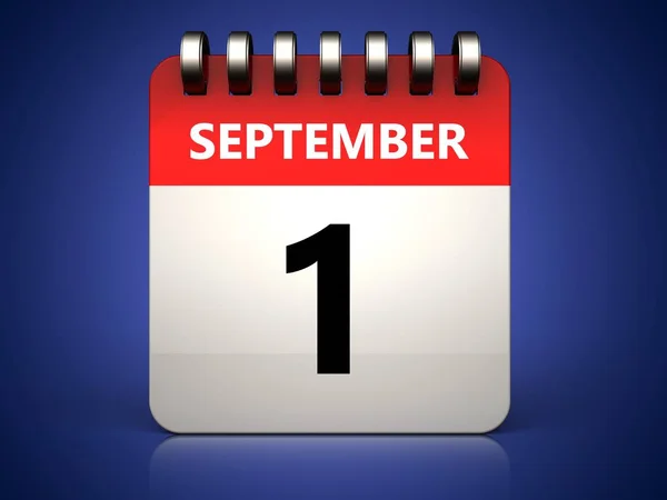 1er septembre calendrier — Photo