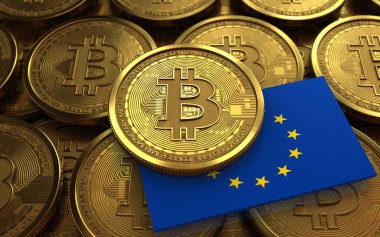 bitcoin arka plan üzerinde gösterimi 