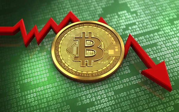 bitcoin arka plan üzerinde gösterimi 