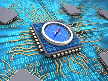  Bilgisayar çipleri çizimi 