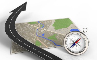  harita yol ok gösterimi