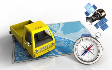 mavi harita gösterimi