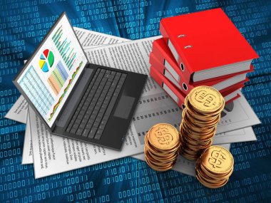 belgeleri arka plan üzerinde gösterimi 