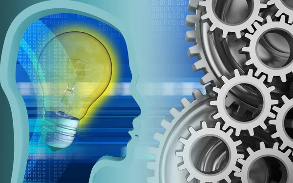  ampul cyber arka plan üzerinde 