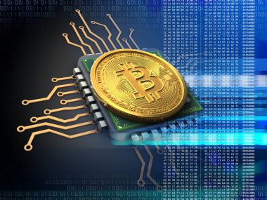  bitcoin arka plan üzerinde gösterimi
