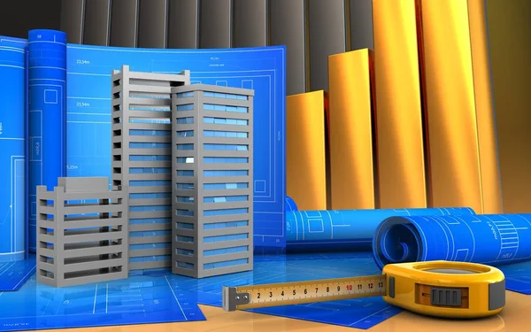 Şehir binalar inşaat