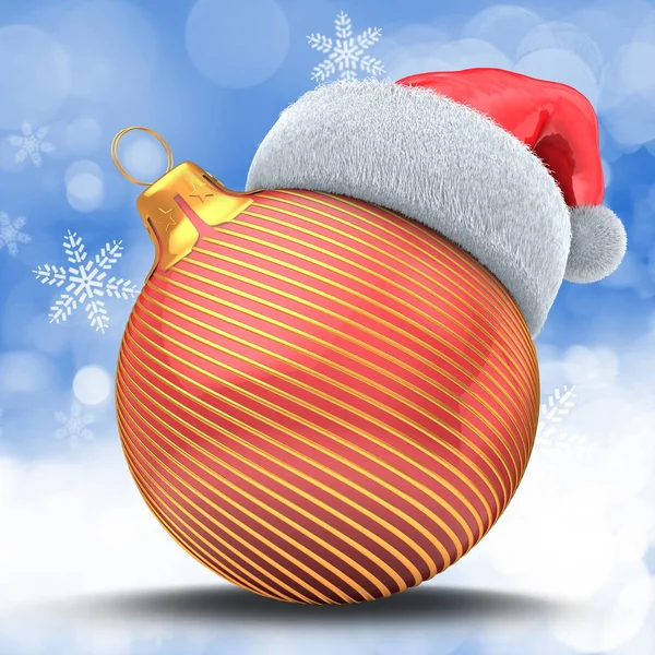 Ilustração de bola de Christmass — Fotografia de Stock
