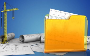 klasör arka plan üzerinde gösterimi