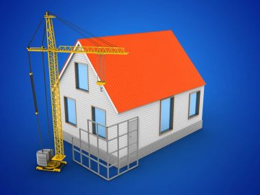 ev kırmızı çatı 