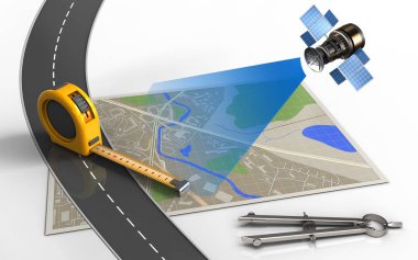  harita illüstrasyon bir hükümdar ile 