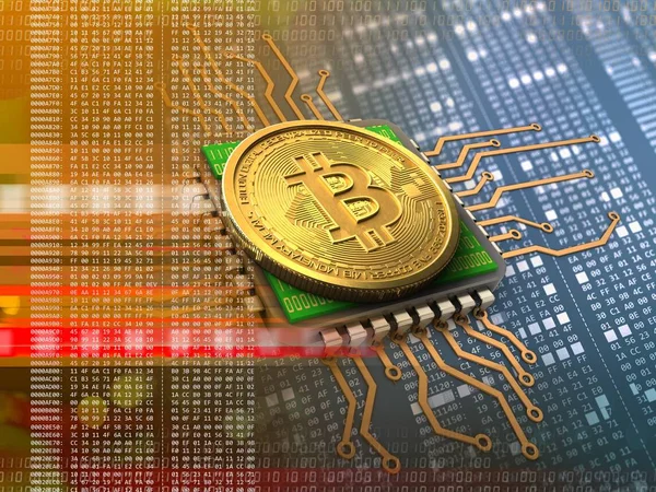 bitcoin arka plan üzerinde gösterimi