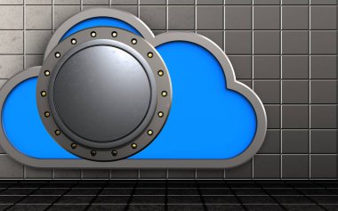  kasa kapı şablonuyla bulut