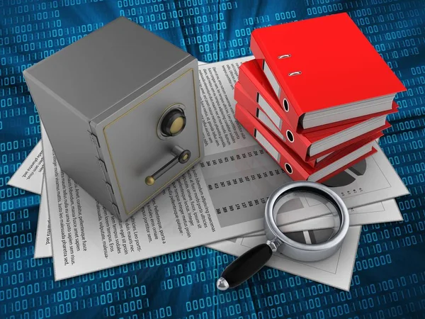  belgeleri arka plan üzerinde gösterimi