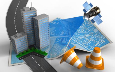 çizimi şehir haritası 