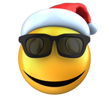 ifade gülümseme Noel şapka ile