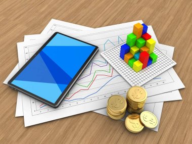  Illustration diyagram kağıtları