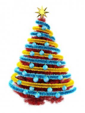  Kırmızı yılbaşı ağacı