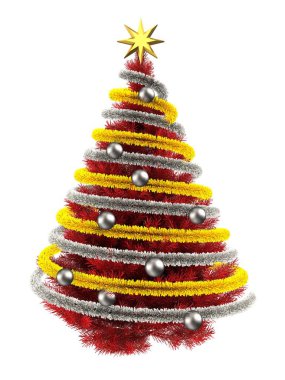  Kırmızı yılbaşı ağacı